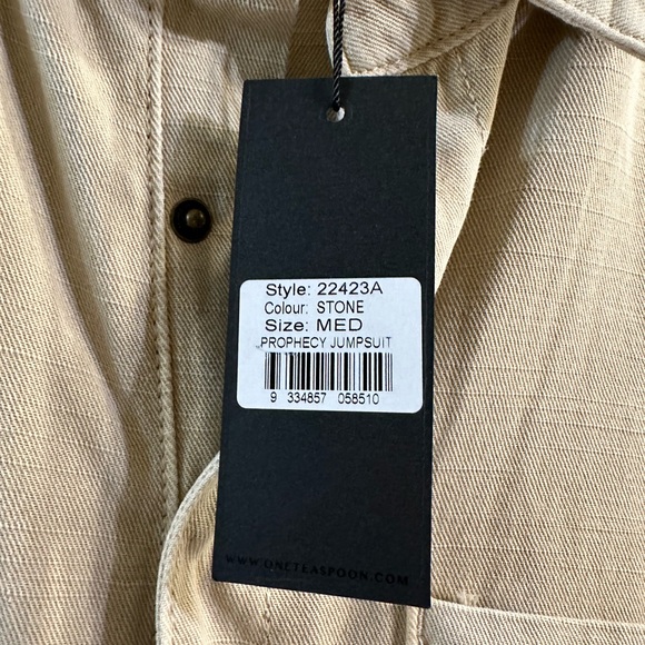 One Teaspoon Prophecy Jumpsuit Long Sleeve Size Medium NWT - Picture 8 of 9